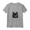 Donna Schipperke Pigro Maglietta con Collo a V - Design Illustrazione Cani Schipperke - Ideale per Amanti degli Animali