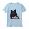 Schipperke Cane Razza Buon Pasqua - Happy Easter Maglietta per Uomo, Donna e Bambino - Ideale per Amanti dei Cani