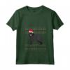 Donna Schipperke Natale Maglietta con Collo a V - Regalo Unico per la Mamma o il Papà Schipperke - Design Natalizio per le Vacanze