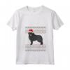 Donna Schipperke Natale Maglietta con Collo a V - Regalo Unico per la Mamma o il Papà Schipperke - Design Natalizio per le Vacanze