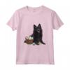 Felice Pasqua Schipperke - Maglietta per Amanti dei Cani - Ideale per Uomini, Donne e Bambini
