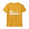 The Woodfather - Maglietta Scultura in Legno per Falegnami e Appassionati - Fantastico Design