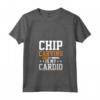 Chip Carving Is My Cardio - Maglietta con Collo a V per Scultori e Intagliatori - Ideale per Falegnami e Appassionati del Legno