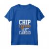 Chip Carving Is My Cardio - Maglietta con Collo a V per Scultori e Intagliatori - Ideale per Falegnami e Appassionati del Legno
