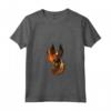 Donna Vulpine Totem Fire Fox - Maglietta Sciamanica con Collo a V - Regalo Compleanno per Amanti dello Sciamanesimo e degli Animali