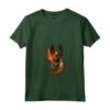 Donna Vulpine Totem Fire Fox - Maglietta Sciamanica con Collo a V - Regalo Compleanno per Amanti dello Sciamanesimo e degli Animali