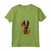 Donna Vulpine Totem Fire Fox - Maglietta Sciamanica con Collo a V - Regalo Compleanno per Amanti dello Sciamanesimo e degli Animali