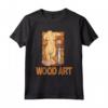 Arte in Legno con la Motosega - Maglietta per Scultori e Artisti del Legno - Ideale per Lavoro e Creazioni nel Bosco