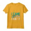 I Came I Saw I Built It - Maglietta Falegnameria con Collo a V - Ideale per Tornitori e Boscaioli