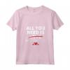 Donna All You Need Is - Maglietta con Collo a V per San Valentino - Regalo Scultura in Legno per Celebrare l'Amore