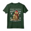 Buon Natale Ornamento Selkirk Rex Gatto - Maglietta Natale Babbo Natale - Regalo Divertente per Amanti dei Gatti