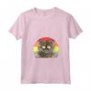 Donna LGBTQ Selkirk Rex Cat Retro Rainbow Love Pride Maglietta con Collo a V - Love is Love - Ideale per Gay Pride e Eventi LGBTQ+