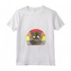 Donna LGBTQ Selkirk Rex Cat Retro Rainbow Love Pride Maglietta con Collo a V - Love is Love - Ideale per Gay Pride e Eventi LGBTQ+