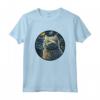 Selkirk Rex Gatto in Notte Stellata - Maglietta Dipinta a Mano per Uomini, Donne e Bambini - Regalo Perfetto per Natale, Ringraziamento, San Valentino o Compleanni