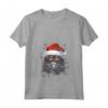 Selkirk Rex Cat Christmas Graphic Tee - Maglietta Natale divertente per Uomo Donna - Regalo Gatto Selkirk Rex