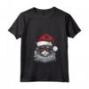 Selkirk Rex Cat Christmas Graphic Tee per Uomo Donna - Maglietta Natale Divertente con Stampa Gatto Selkirk Rex - Regalo Unico