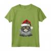 Selkirk Rex Cat Christmas Graphic Tee per Uomo Donna - Maglietta Natale Divertente con Stampa Gatto Selkirk Rex - Regalo Unico