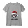 Selkirk Rex Cat Christmas Graphic Tee per Uomo Donna - Maglietta Natale Divertente con Stampa Gatto Selkirk Rex - Regalo Unico