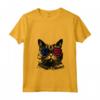 Donna Selkirk Rex Cat 4 luglio America USA Bandiera Maglietta con Collo a V - Regalo per Proprietari di Gatti - Ideale per Natale, Ringraziamento o Compleanni