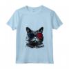 Donna Selkirk Rex Cat 4 luglio America USA Bandiera Maglietta con Collo a V - Regalo per Proprietari di Gatti - Ideale per Natale, Ringraziamento o Compleanni