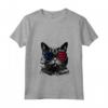 Donna Selkirk Rex Cat 4 luglio America USA Bandiera Maglietta con Collo a V - Regalo per Proprietari di Gatti - Ideale per Natale, Ringraziamento o Compleanni