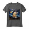 Selkirk Rex Cat Notte stellata - Maglietta per Amanti Selkirk Rex Cat - Ideale per Selkirk Rex Cat Mom o Selkirk Rex Cat Dad