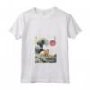 Divertente Animale da Surf a Forma di Gatto Selkirk Rex Kanagawa Wave Maglietta con Collo a V - Regalo Unico per Amanti dei Gatti Selkirk Rex