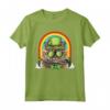 Lucky Selkirk Rex Cat Leprechaun - Divertente Maglietta San Patrizio per Gatti e Amanti della Cultura Irlandese - Ideale per Uomini, Donne e Bambini