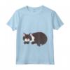 Sonno Da Sogno, Snooze Light, Selkirk Rex, Cat Sleep - Maglietta Comoda per Dormire - Ideale per Amanti dei Gatti e Dormiglioni