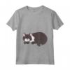 Sonno Da Sogno, Snooze Light, Selkirk Rex, Cat Sleep - Maglietta Comoda per Dormire - Ideale per Amanti dei Gatti e Dormiglioni