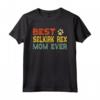 Best Selkirk Rex Mom Ever With Feline Paw Graphic - Maglietta Selkirk Rex per Donne Amanti del Gattino - Vestiti per Proprietari e Allevatori
