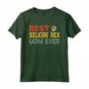 Best Selkirk Rex Mom Ever With Feline Paw Graphic - Maglietta Selkirk Rex per Donne Amanti del Gattino - Vestiti per Proprietari e Allevatori