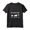 Donna Divertente Gatto Selkirk Rex - My Plan For Today Maglietta con Collo a V - Grafica Originale per Amanti dei Gatti