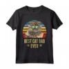 Selkirk Rex Gatto Miglior Gatto Papà Mai Retro Beach Vibe Maglietta - Design retrò per Amanti dei Gatti e Vacanze Estive