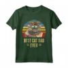 Selkirk Rex Gatto Miglior Gatto Papà Mai Retro Beach Vibe Maglietta - Design retrò per Amanti dei Gatti e Vacanze Estive