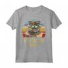 Selkirk Rex Gatto Miglior Gatto Papà Mai Retro Beach Vibe Maglietta - Design retrò per Amanti dei Gatti e Vacanze Estive