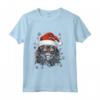 Selkirk Rex Cat Christmas Graphic Tee - Maglietta Divertente per Natale - Regalo Gatto Selkirk Rex Uomo Donna