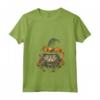 Selkirk Rex Cat Halloween Graphic Tees per Uomo Donna - T-shirt Divertente con Stampa Gatto Selkirk Rex - Ideale per Halloween