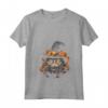 Selkirk Rex Cat Halloween Graphic Tees per Uomo Donna - T-shirt Divertente con Stampa Gatto Selkirk Rex - Ideale per Halloween