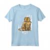 Bandiera Americana Selkirk Rex 4 Luglio Gatto Maglietta - Regalo Unico per Amanti dei Gatti