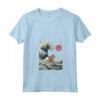 Selkirk Rex Cat Giapponese Kanagawa Wave - Divertente Maglietta per Proprietari di Gatti Selkirk Rex - Ideale per Natale, Ringraziamento o San Valentino