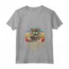 Donna Selkirk Rex Gatto Migliore Gatto Mamma Mai Retro Spiaggia Vibe Maglietta con Collo a V - Ideale Regalo per Amanti dei Gatti Selkirk Rex - Stile Vintage Retro