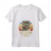Donna Selkirk Rex Gatto Migliore Gatto Mamma Mai Retro Spiaggia Vibe Maglietta con Collo a V - Ideale Regalo per Amanti dei Gatti Selkirk Rex - Stile Vintage Retro
