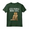 Meno Persone più Gatti - Selkirk Rex Divertente Maglietta per Amanti dei Gatti Introversi - Regalo per Familiari e Amici