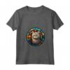 Selkirk Rex - Maglietta Stained Glass Design con Collo a V - Celebra l'Amore per i Gatti