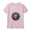 Selkirk Rex - Maglietta Stained Glass Design con Collo a V - Celebra l'Amore per i Gatti