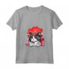 Donna Selkirk Rex Cat Valentines Day Hearts Balloons Flowers Maglietta con Collo a V - My Selkirk Rex Is My Valentine - Perfect Gift for Cat Lovers