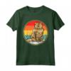 Divertente Vintage Tramonto Selkirk Rex Gatto Maglietta - Regalo per Amanti dei Gatti - Ideale per gli Amanti degli Animali