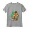 Donna Leprechaun Selkirk Rex St Patricks Day Shamrock Paw - Maglietta Gatto per Amanti dei Gatti - Regalo Divertente per San Patrizio