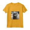 Selkirk Rex Cat Fotografia Cinematografica in Bianco e Nero - Maglietta con Collo a V per Amanti dei Gatti - Ideale per Compleanni e Feste